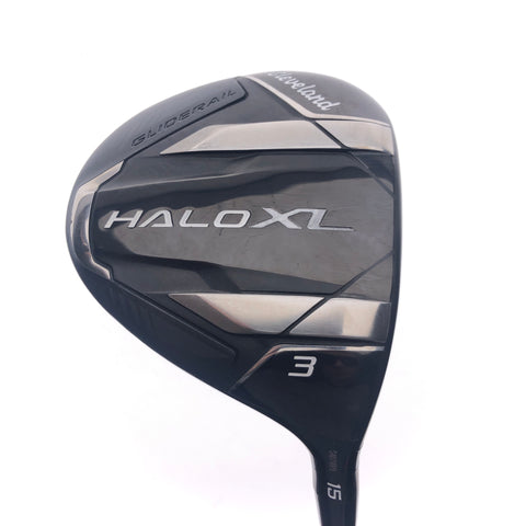 Used Cleveland Halo XL Gliderail 3 Fairway Wood / 15 Degrees / Stiff Flex