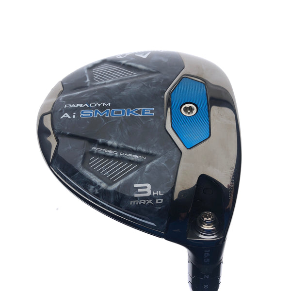 Used Callaway Paradym Ai Smoke MAX D 3 HL Fairway / 16.5 Degrees / Stiff Flex