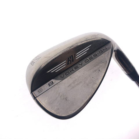 Used Titleist Vokey SM8 Brushed Steel Sand Wedge / 54.0 Degrees / Wedge Flex - Replay Golf 