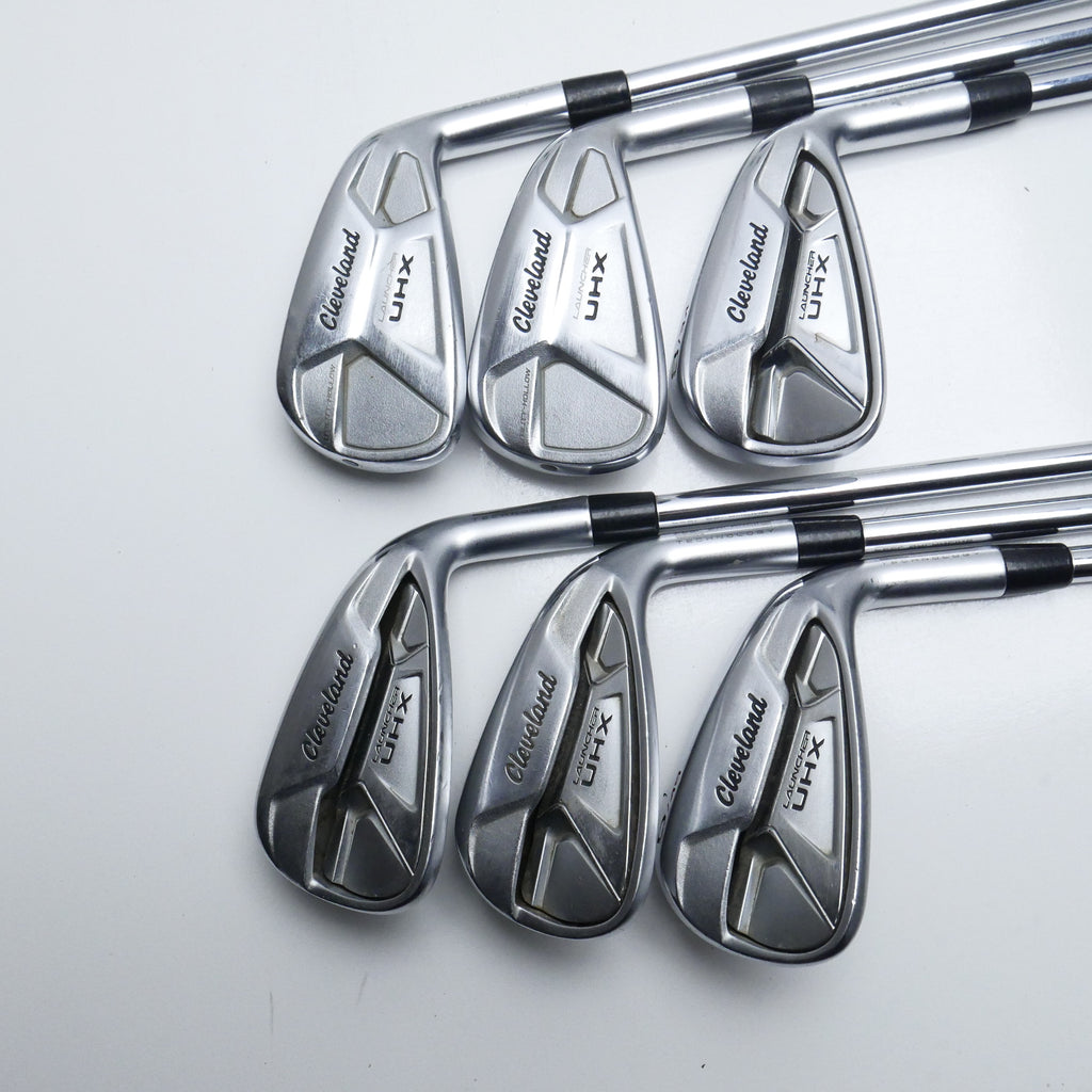 Used Cleveland Launcher UHX Iron Set / 6 - PW + AW / Regular Flex