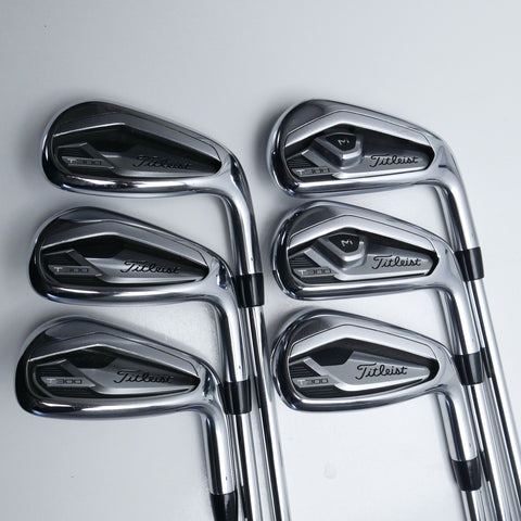 Used Titleist T300 2021 Iron Set / 6 - PW + 48° / Regular Flex