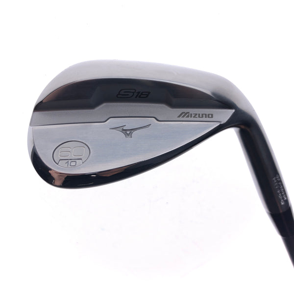 Used Mizuno S18 White Satin Lob Wedge / 60.0 Degrees / A Flex