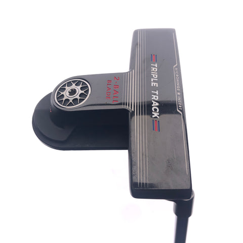 Used Odyssey Triple Track 2-Ball Blade Putter / 34.0 Inches