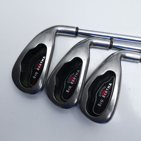 Used Callaway Big Bertha 2004 Iron Set / 6 - PW + 10 / Uniflex