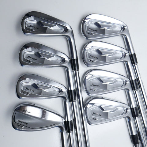 Used Srixon ZX7 MKII Iron Set / 4 - PW + AW / Stiff Flex