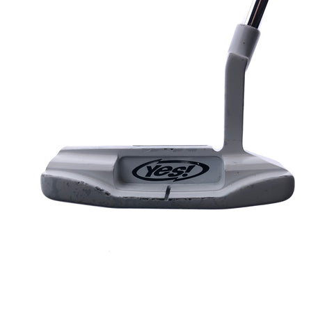 Used YES Callie 12 Mid White Putter / 34.0 Inches / Left-Handed - Replay Golf 