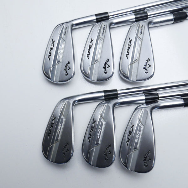 Used Callaway Apex Pro 21 Iron Set / 5 - PW / Stiff Flex