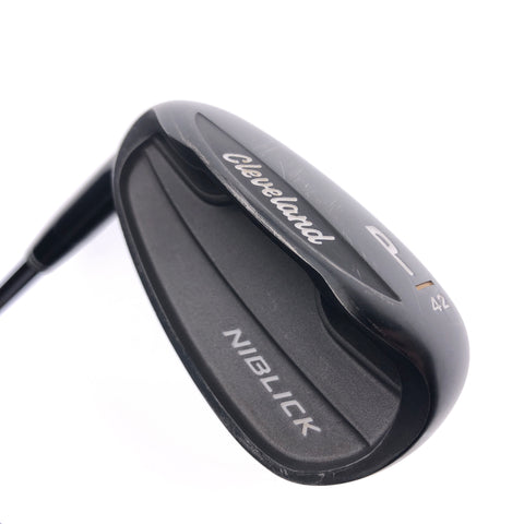 Used Cleveland Niblick Pitching Wedge / 42 Degrees / Uniflex Flex / Left-Handed