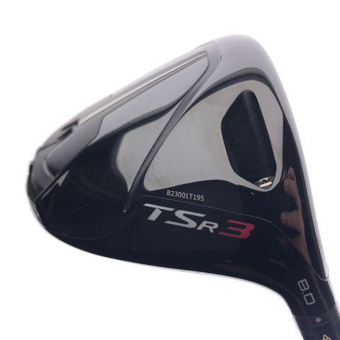 Used TOUR ISSUE Titleist TSR 3 Driver / 8.0 Degrees / X-Stiff Flex