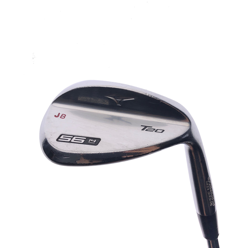 Used Mizuno T20 Satin Chrome Sand Wedge / 56.0 Degrees / Stiff Flex