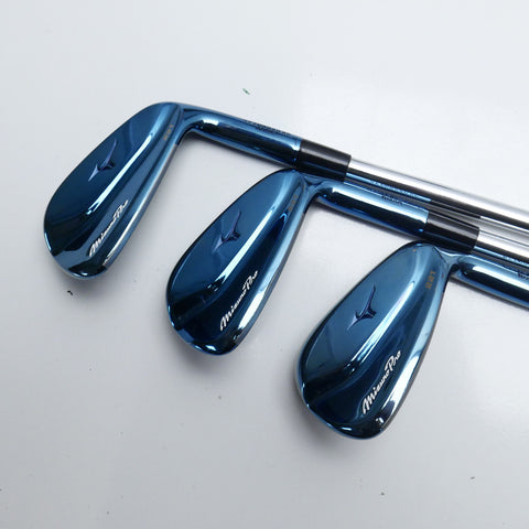 Used Mizuno Pro 221 Blue Finish Limited Edition Iron Set / 4 - PW / Stiff Flex