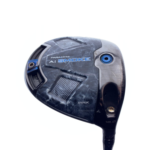 Used Callaway Paradym Ai Smoke MAX Driver / 12.0 Degrees / Regular Flex