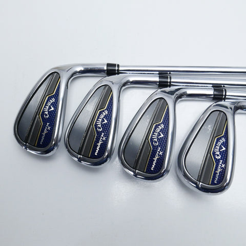 Used Callaway Paradym X Iron Set / 7 - PW + AW + 52 + 56 / Regular Flex