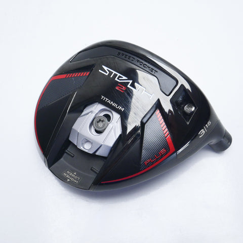 Used TOUR ISSUE TaylorMade Stealth 2 Plus 3 Fairway Wood HEAD ONLY / 15 Degrees