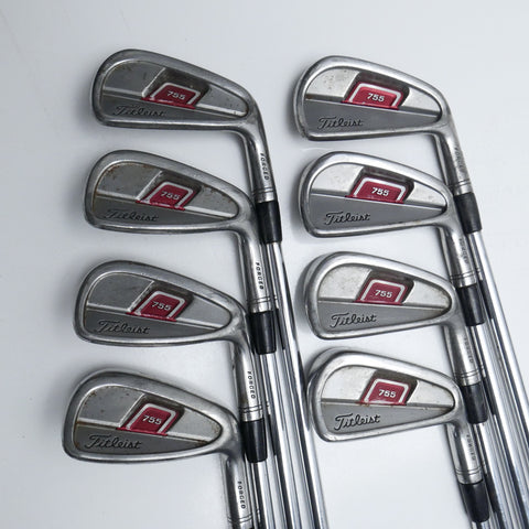 Used Titleist 755 Forged Iron Set / 3 - PW / Regular Flex