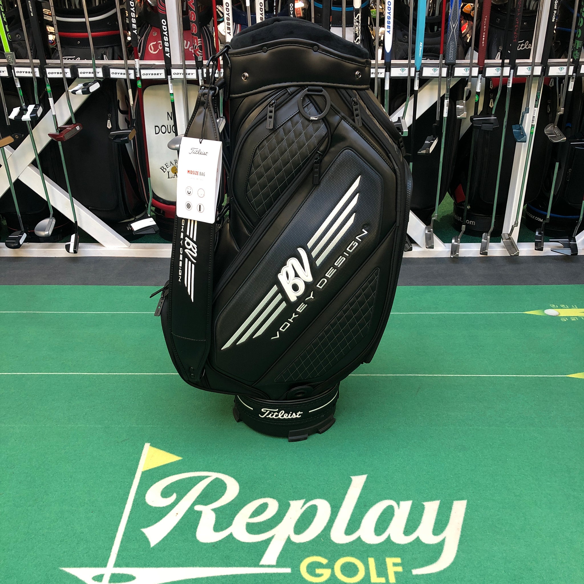 NEW Titleist Vokey Design BV Midsize Tour Cart Bag | Replay Golf NEW Titleist Vokey Design BV Midsize Tour Cart Bag | Replay Golf