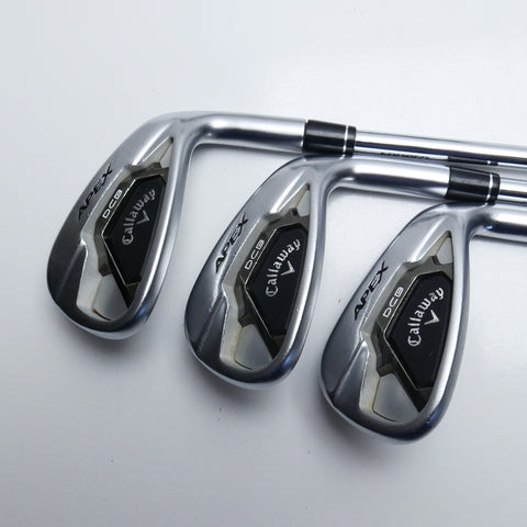 Used Callaway Apex DCB 21 Iron Set / 5 - PW + AW / Stiff Flex