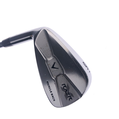 Used Callaway Razr X Muscleback 9 Iron / TX Flex / Left-Handed