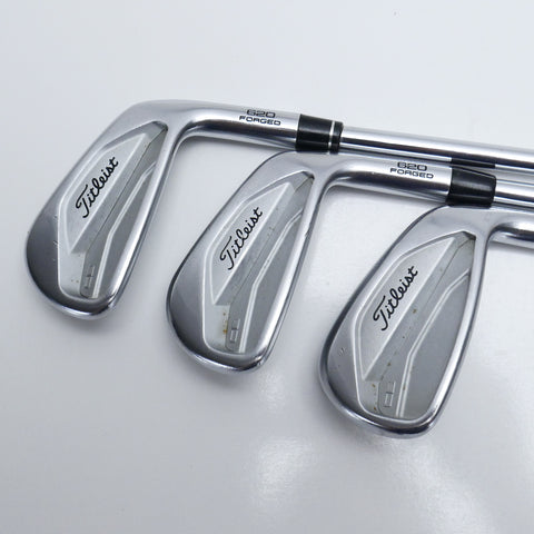 Used Titleist 620 CB Iron Set / 6 - PW / Stiff Flex