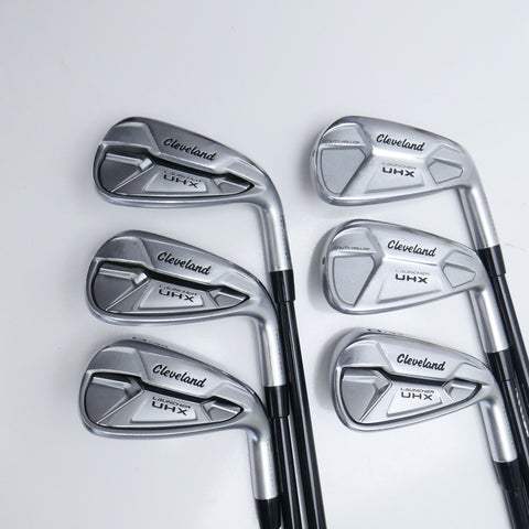 Used Cleveland Launcher UHX Iron Set / 6 - PW + DW / Regular Flex