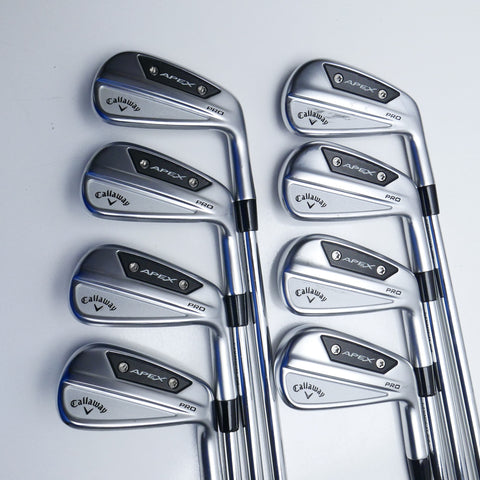 Used Callaway Apex Pro 24 Iron Set / 3 - PW / Stiff Flex