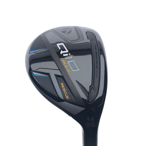 Used TaylorMade Qi10 Max 4 Hybrid / 23 Degrees / Regular Flex