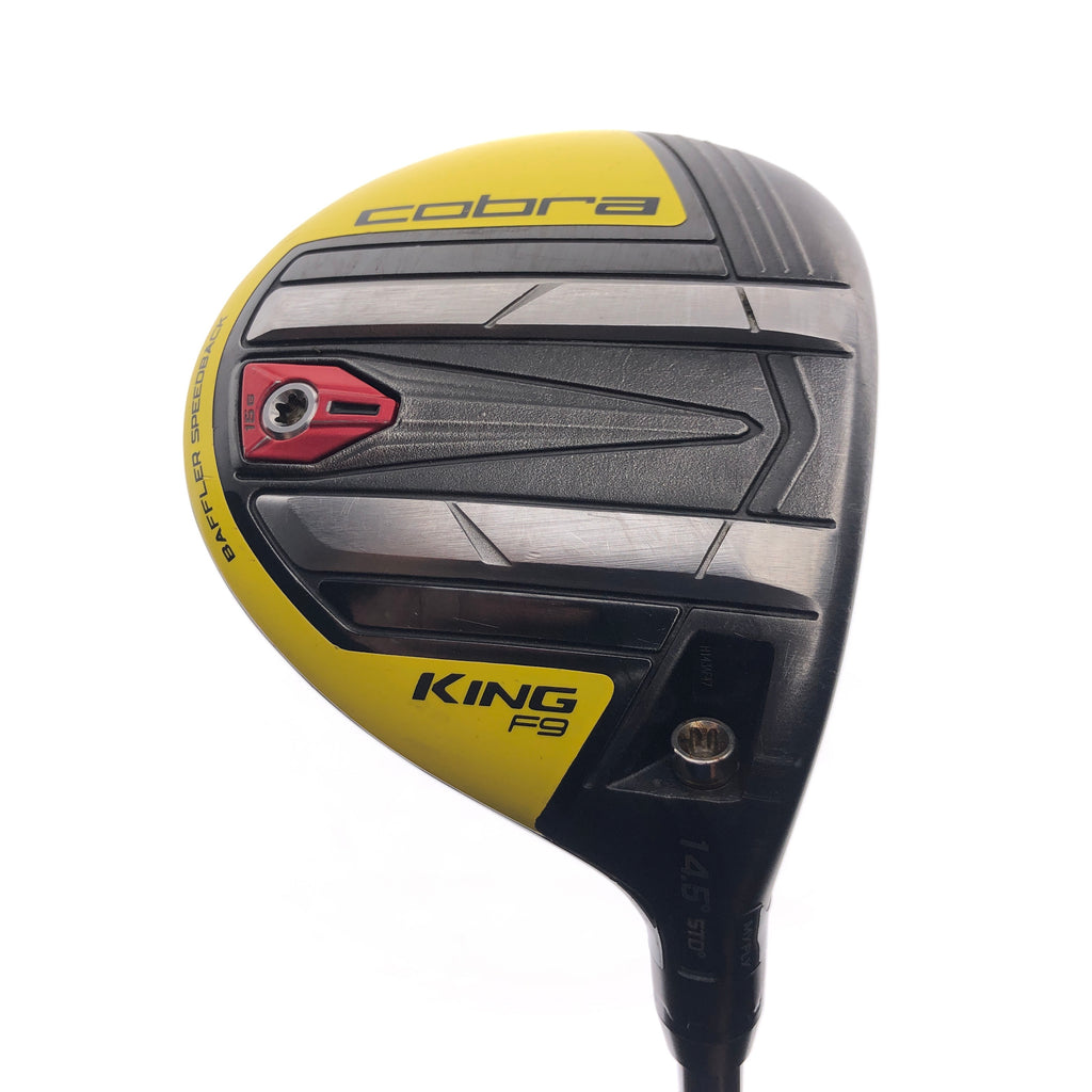 Used Cobra KING F9 Speedback 3 Fairway Wood / 14.5 Degrees / Stiff Flex