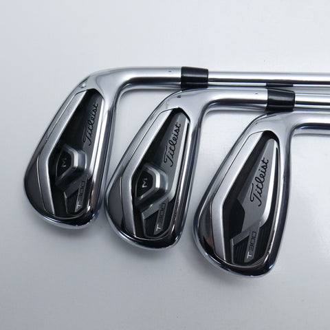 Used Titleist T300 2021 Iron Set / 6 - PW + 48° / Regular Flex