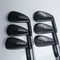 Used Cobra King Forged Tec Black 2022 Iron Set / 4 - 9 IRON / Stiff Flex