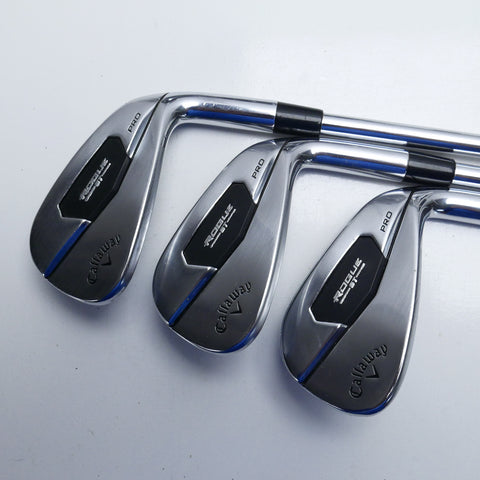 Used Callaway Rogue ST Pro Iron Set / 5 - PW / Stiff Flex