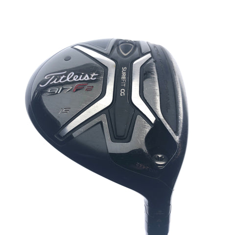 Used Titleist 917 F2 3 Fairway Wood / 15 Degrees / Stiff Flex