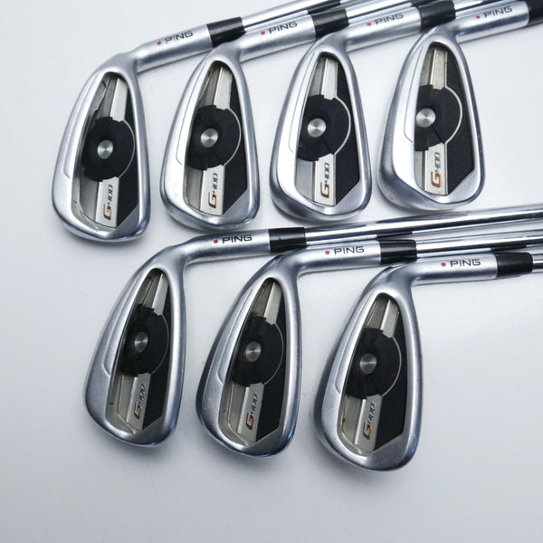 Used Ping G400 Iron Set / 4 - PW / Stiff Flex