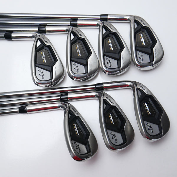 Used Callaway Rogue ST MAX OS Iron Set / 5 - SW / Regular Flex / Left-Handed