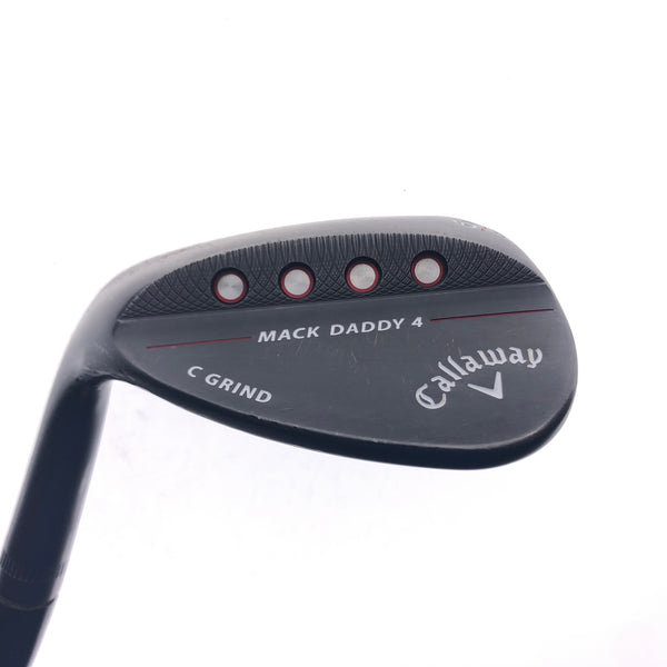 Used Callaway Mack Daddy 4 Black Lob Wedge / 60 Degrees / Regular / Left-Handed - Replay Golf 