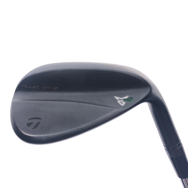 Used TaylorMade Milled Grind 4 Black Sand Wedge / 56.0 Degrees / Wedge Flex - Replay Golf 