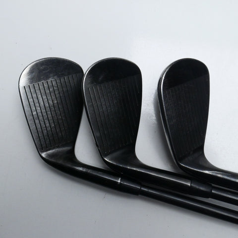 Used Titleist T100S Black Iron Set / 5 - PW / Stiff Flex