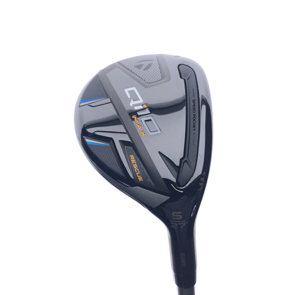 Used TaylorMade Qi10 Max 5 Hybrid / 27 Degrees / A Flex