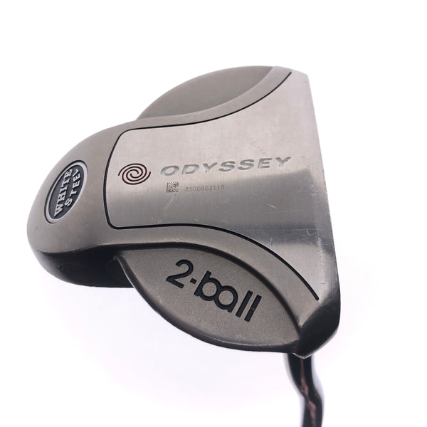 Used Odyssey White Steel 2-Ball Putter / 35.0 Inches