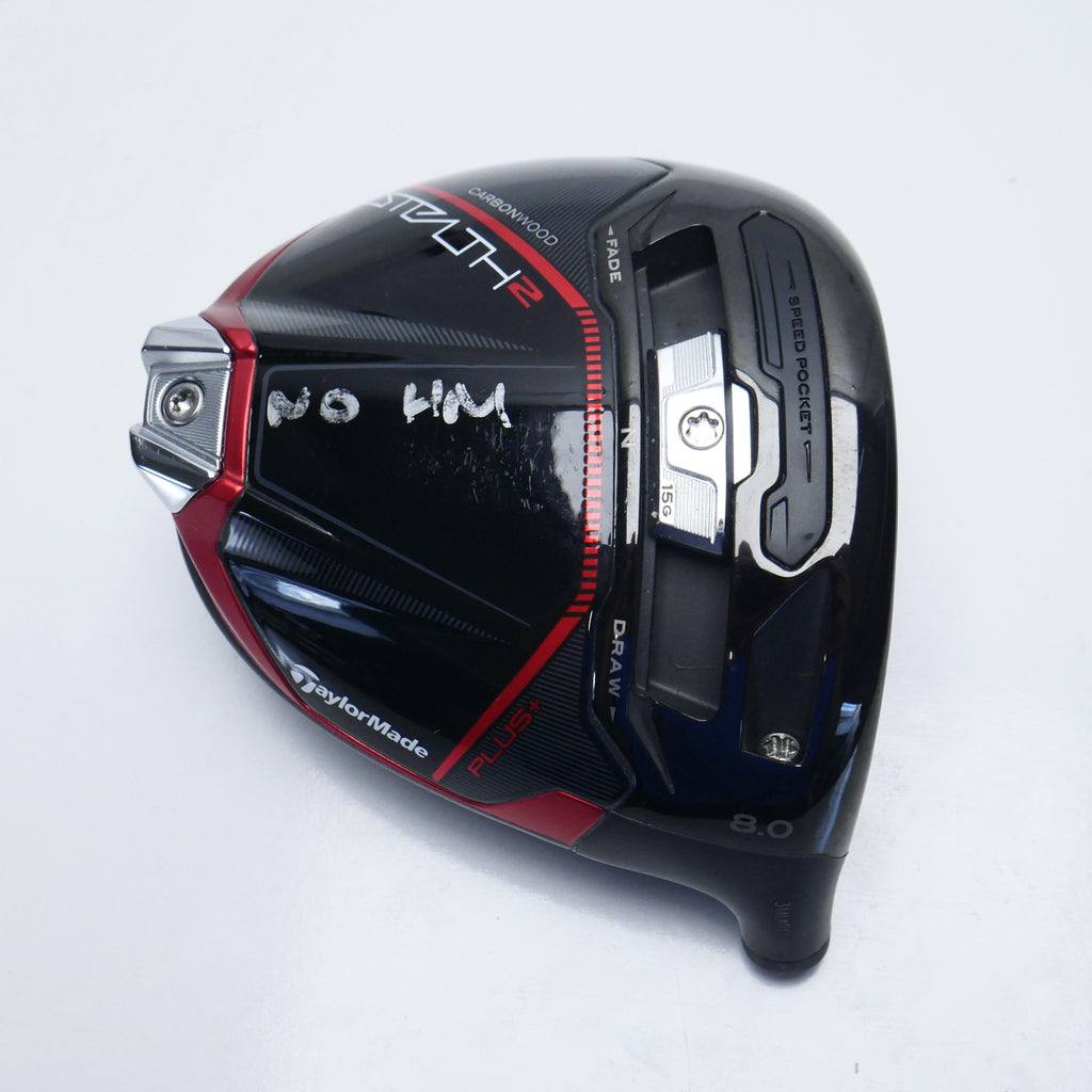 Used TOUR ISSUE TaylorMade Stealth 2 Plus Driver Head Only / 8.0 Degrees