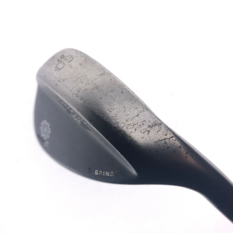 Used Titleist Vokey SM5 Raw Black Lob Wedge / 60.0 Degrees / Regular Flex - Replay Golf 
