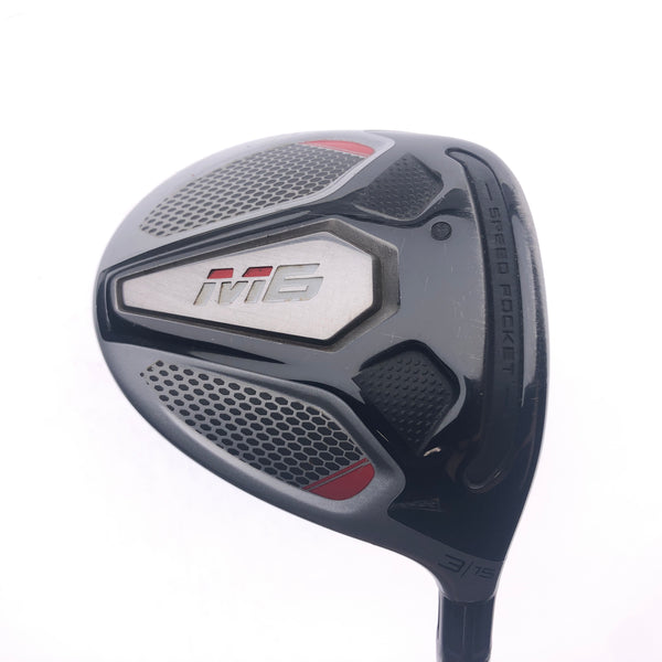 Used TOUR ISSUE TaylorMade M6 3 Fairway Wood / 14.5 Degrees / X-Stiff Flex - Replay Golf 