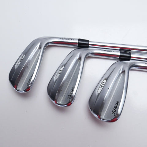 Used Titleist T100 2021 Iron Set / 4 - PW / Stiff Flex