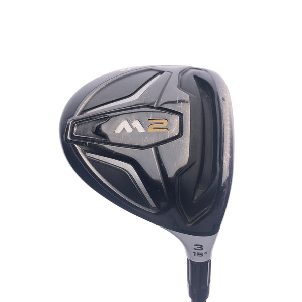 Used TaylorMade M2 2016 3 Fairway Wood / 15 Degrees / Stiff Flex