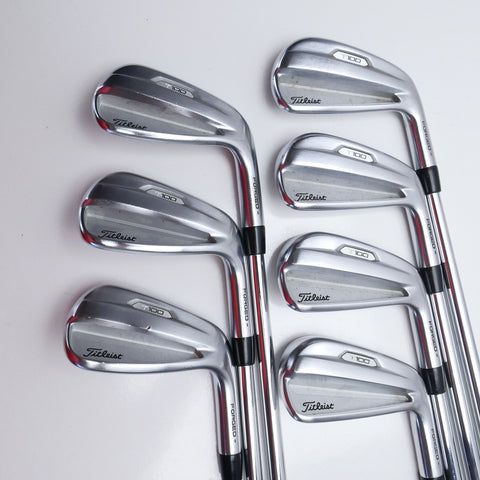 Used Titleist T100 2021 Iron Set / 4 - PW / Stiff Flex