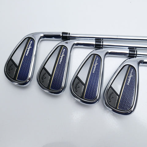 Used Callaway Paradym Iron Set / 5 - PW + AW / Stiff Flex