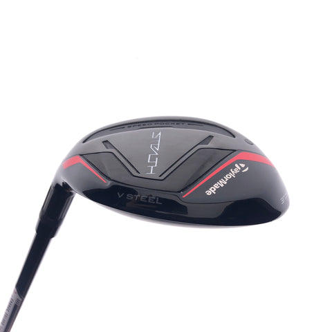 Used TaylorMade Stealth Rescue 4 Hybrid / 22 Degrees / Stiff Flex / Left-Handed