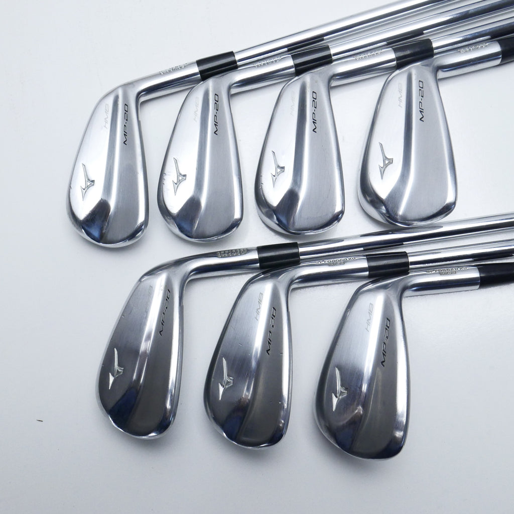 Used Mizuno MP-20 HMB Iron Set / 4 - PW / X-Stiff Flex