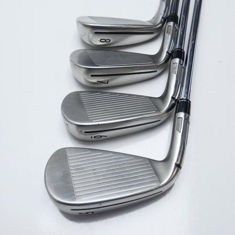 Used TaylorMade Stealth Iron Set / 5 - PW + AW / Regular Flex