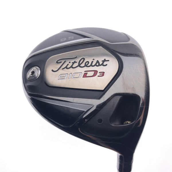 Used Titleist 910 D3 Driver / 9.5 Degrees / Stiff Flex - Replay Golf 