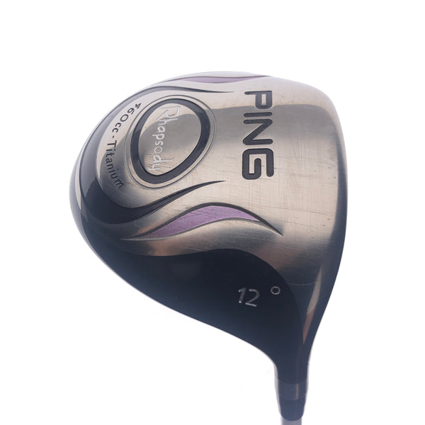 Used Ping 2008 Rhapsody Driver / 12.0 Degrees / Ladies Flex